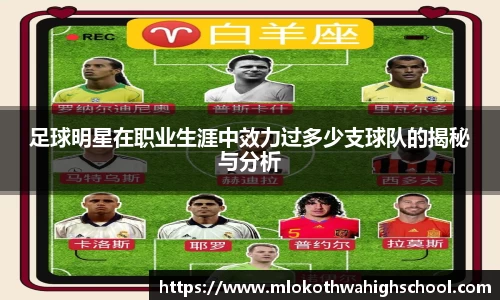 足球明星在职业生涯中效力过多少支球队的揭秘与分析